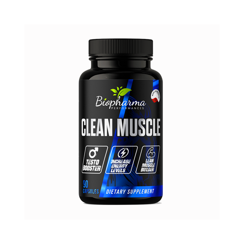 TESTO BOOSTER CLEAN MUSCLE Formule Synergique 90 caps